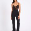 Jumpsuits Miss Circle | Kylo Black Lace Jumpsuit