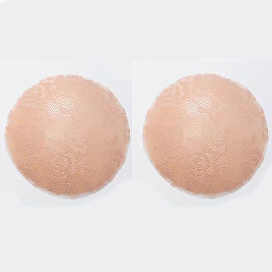 Accessories Miss Circle | Beige Lace Silicone Reusable Invisible Self-Adhesive Nipple Covers